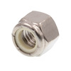 Prime-Line Nylon Insert Lock Nut, 3/8"-16, 18-8 Stainless Steel, Not Graded, Plain, 50 PK 9075391